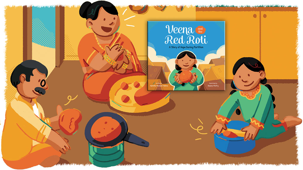 Veena and the Red Roti