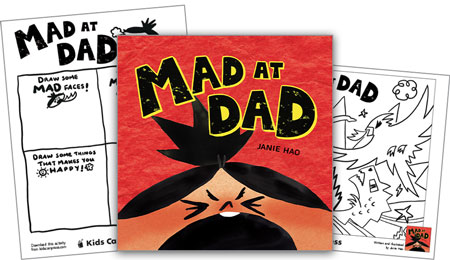 Drawing and Coloring Pages for Mad at Dad